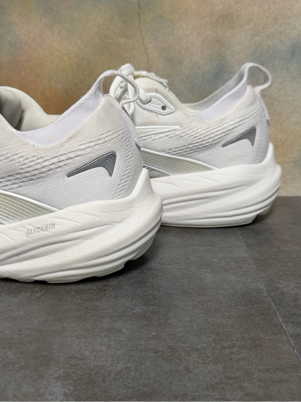 Brooks Glycerin 22 Women's White Running Shoes 1204341B151 Size 8.5B - Picture 12 of 16